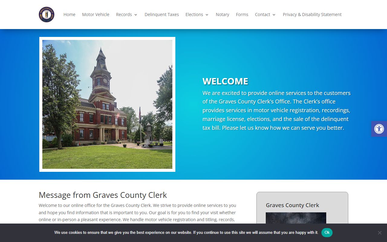 Graves County Clerk office for Graves County Family Court Records