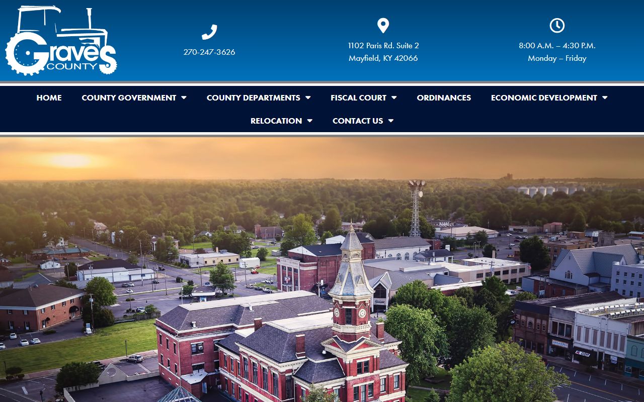 Graves County Government website for Graves County Family Court Records