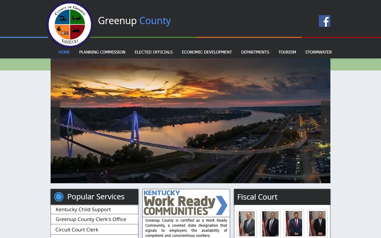 Greenup County Government website for Greenup County Family Court Records