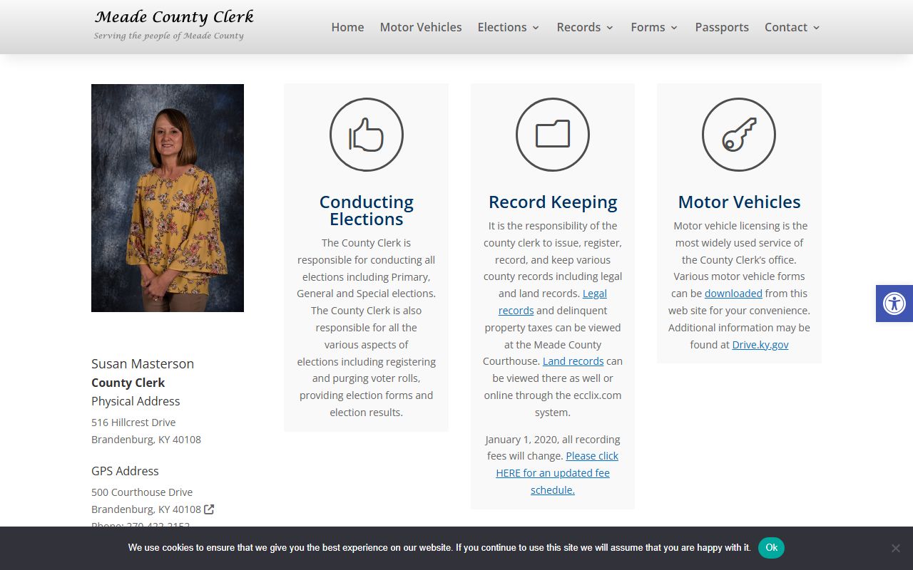 Meade County Clerk office for Meade County Family Court Records